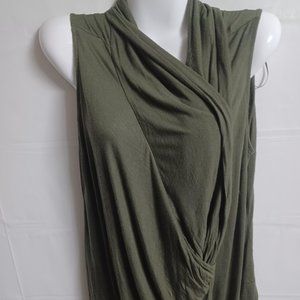 Jennifer Lopez Cowl Neck Sleeveless Blouse